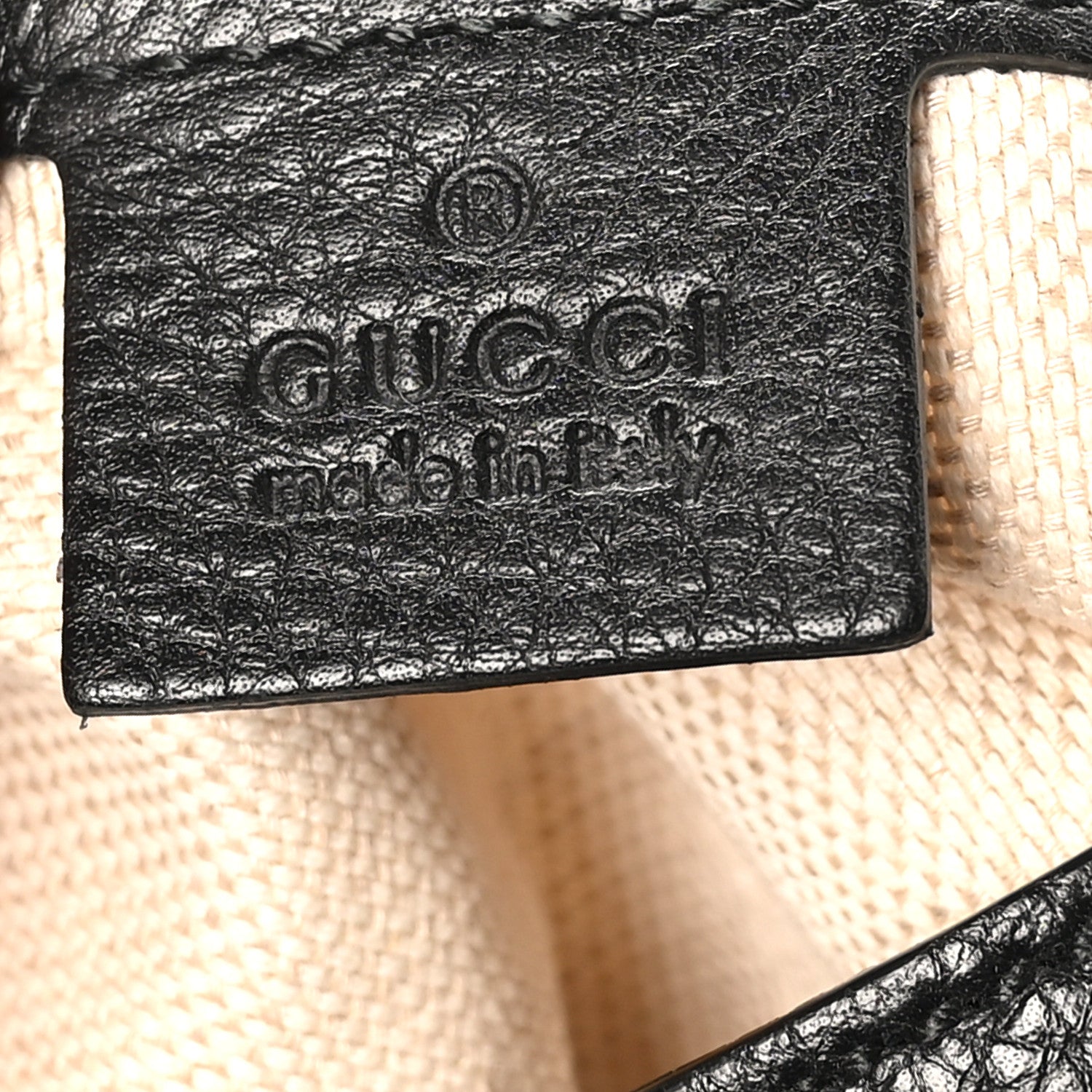 Gucci Pebbled Calfskin Medium Soho Chain Shoulder Bag Black 6 of 10