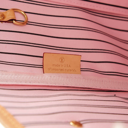 Louis Vuitton Monogram Neverfull MM Rose Ballerine 7 of 8
