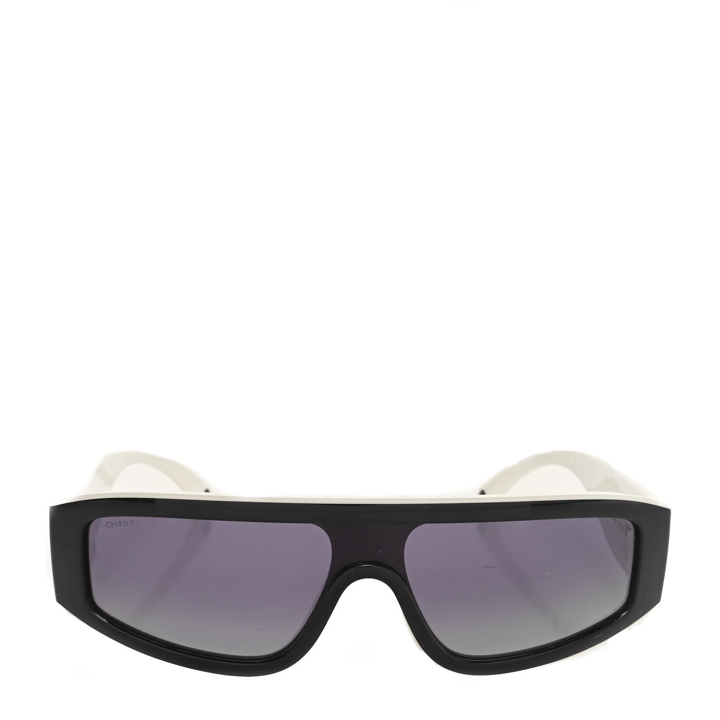 Acetate Cat Eye Sunglasses 6057 Black White