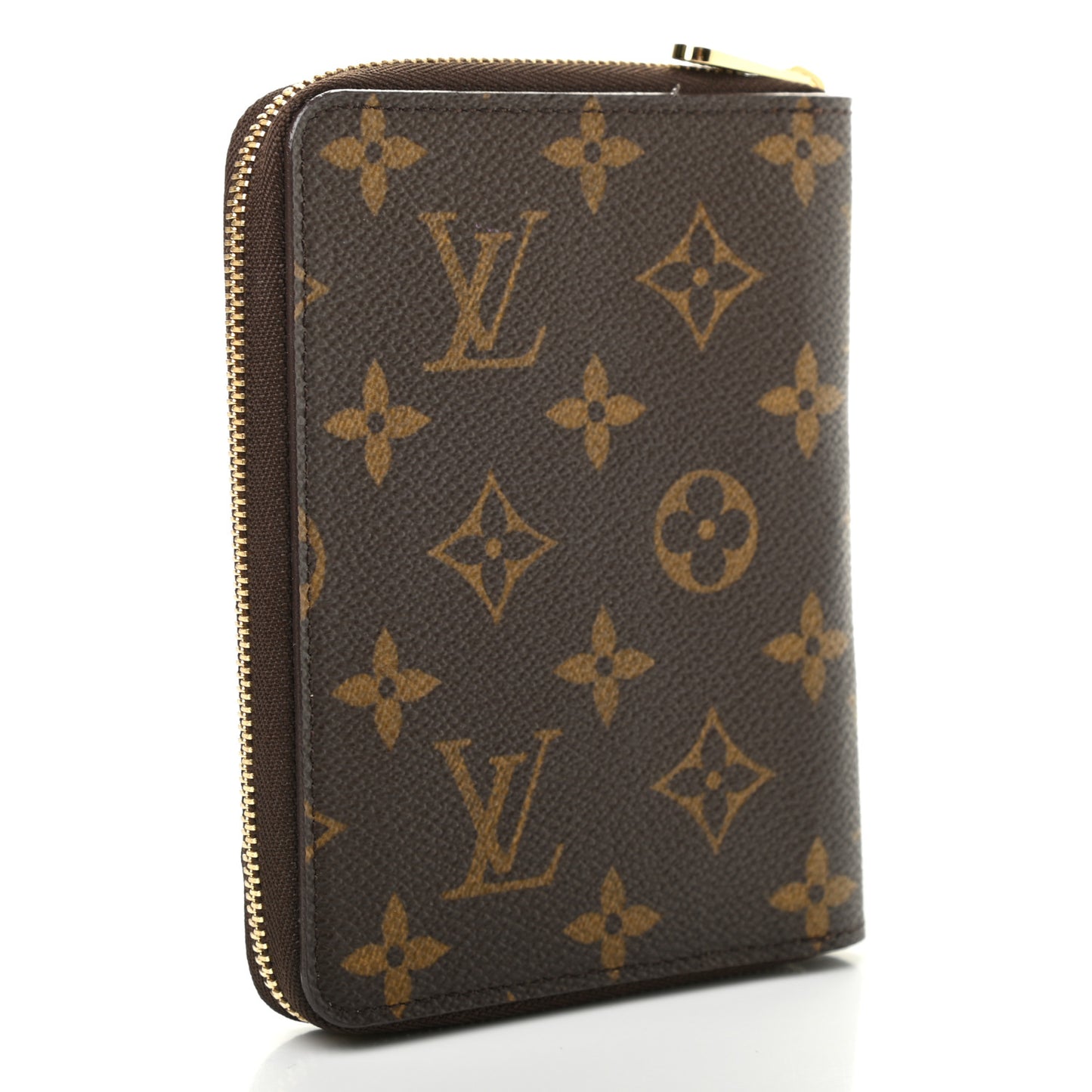 Monogram Zipped Passport Holder Wallet