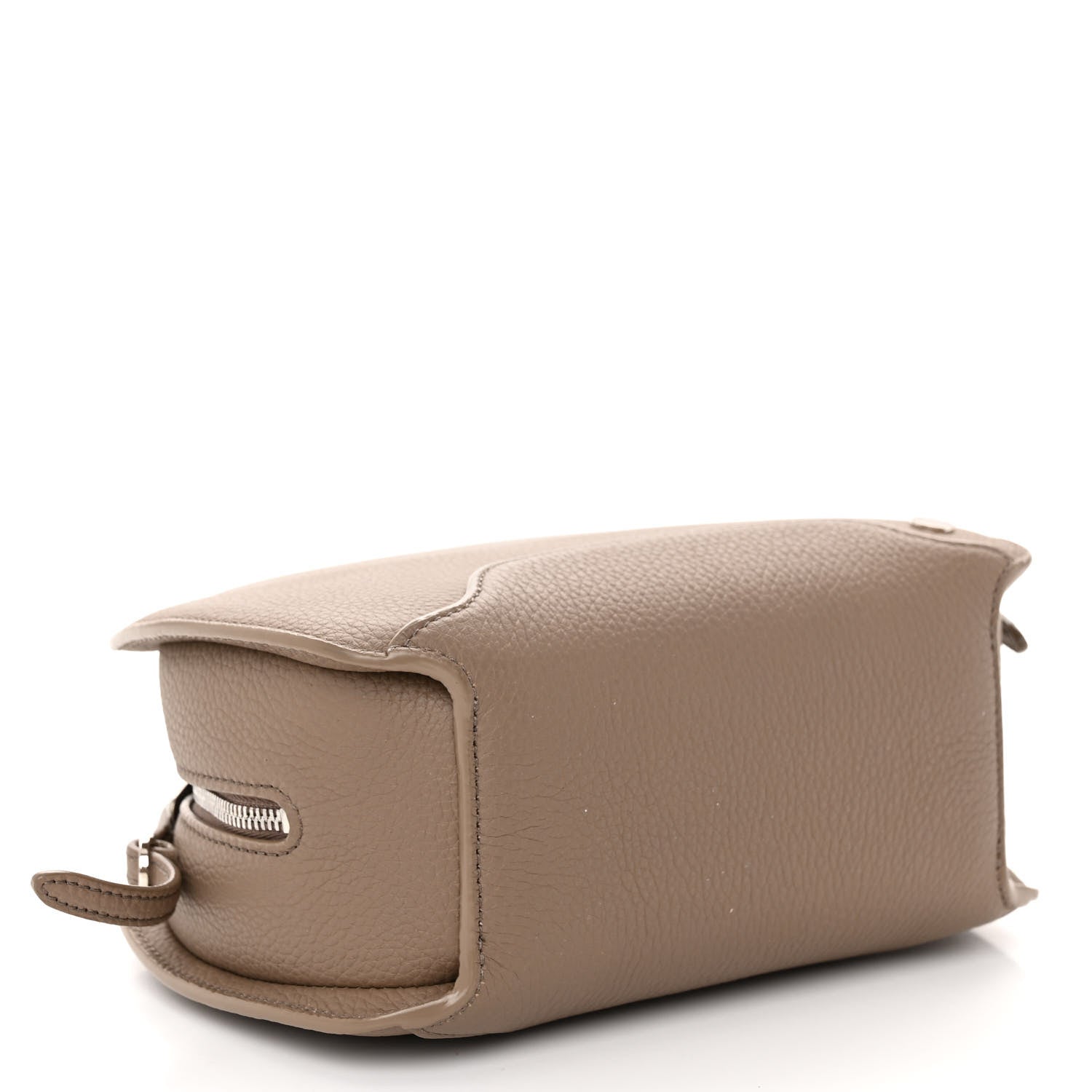 Loro Piana Grained Calfskin Sesia Crossbody Warm Mastic 3 of 8