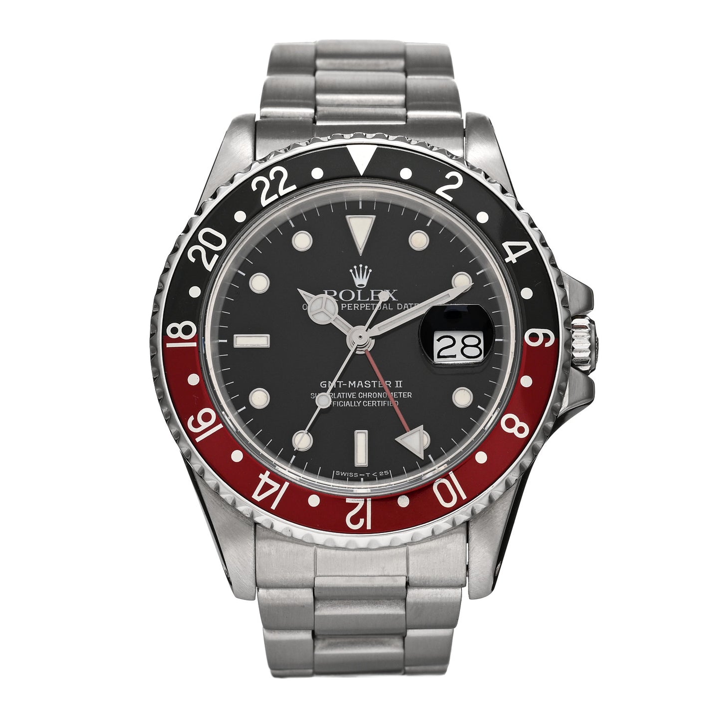 Stainless Steel 40mm Oyster Perpetual Date GMT Master II Coke Watch 16710