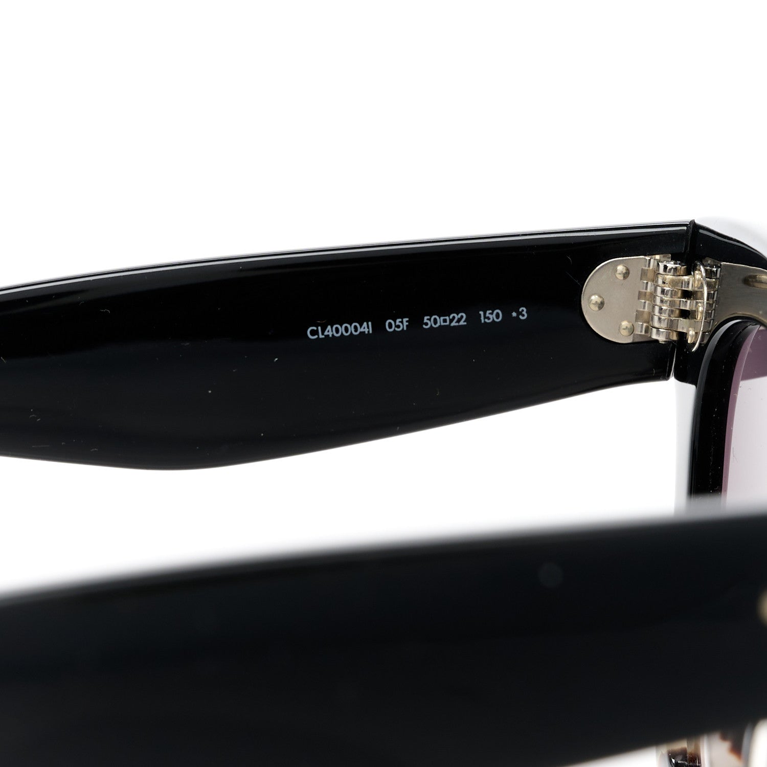 Celine Acetate Cat Eye Sunglasses CL40004I Havana Black 5 of 8