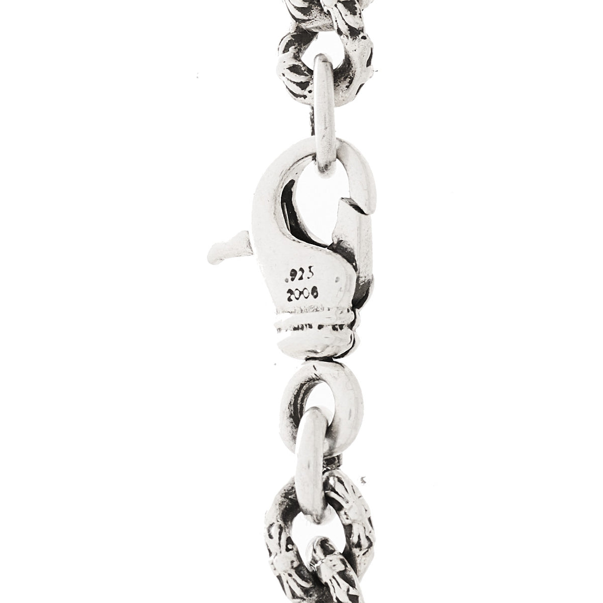 Chrome Hearts Sterling Silver Mini Extra Fancy Link Bracelet 4 of 4