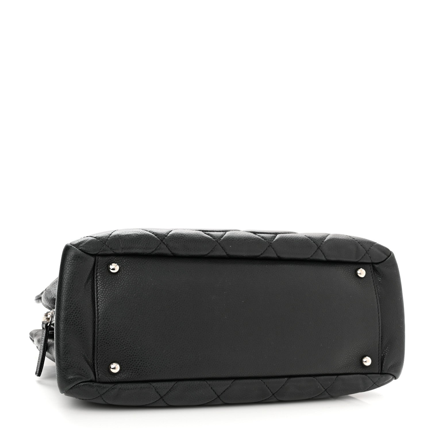 Chanel Caviar Quilted CC Timeless Soft Tote Black 4 of 10