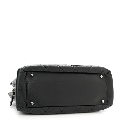Chanel Caviar Quilted CC Timeless Soft Tote Black 4 of 10