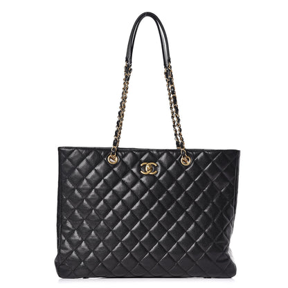 Chanel Caviar Quilted Large Classic Shopping Tote Black 1 of 13