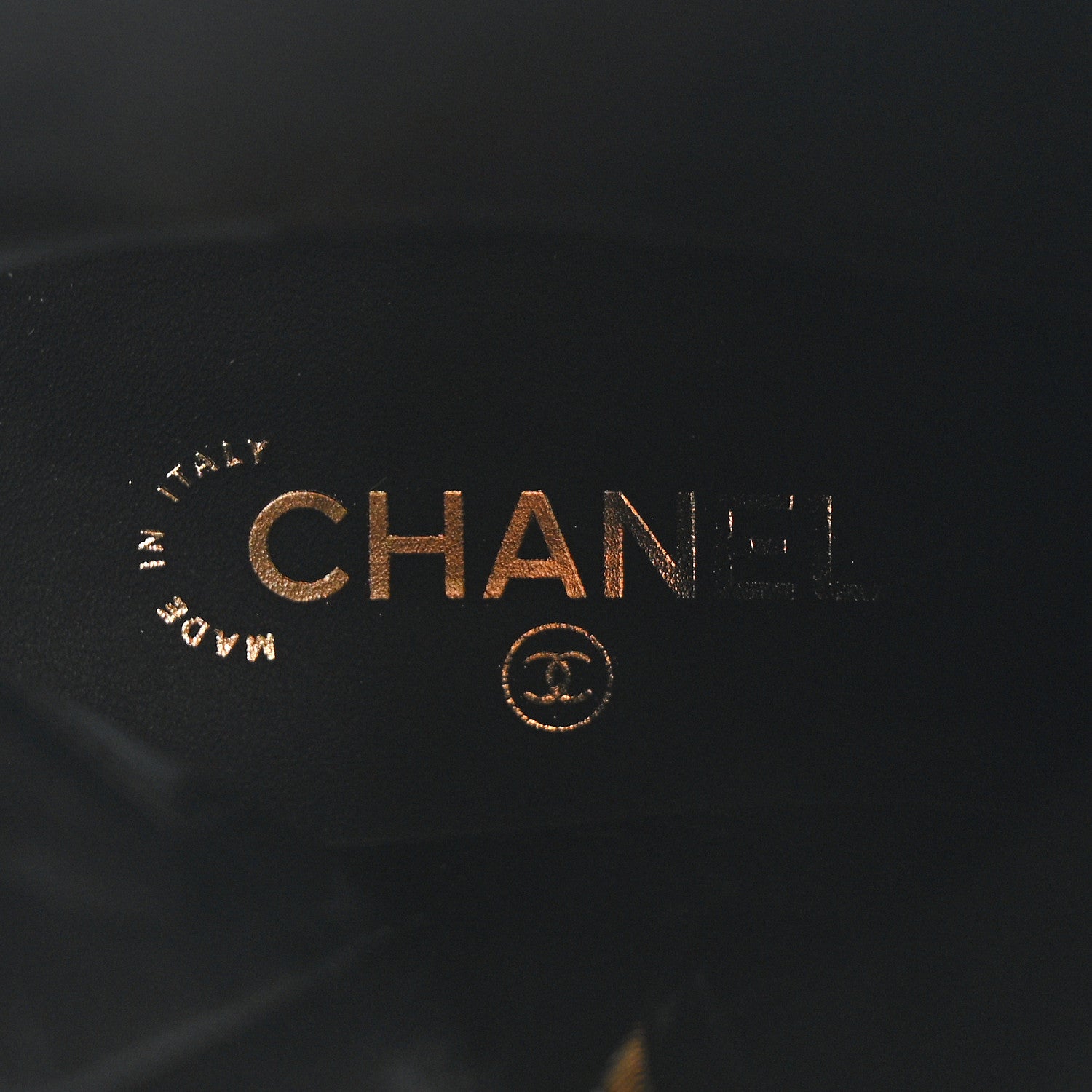 Chanel Calfskin Quilted CC Logo Mid Calf Boots 36 Black 6 of 9