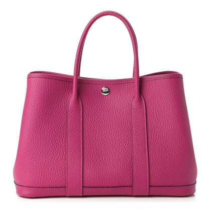 Hermes Vache Country Garden Party 30 TPM Rose Pourpre 1 of 11