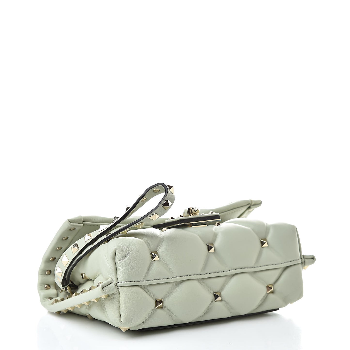 Nappa Candystud Wristlet Green Tea Sorbet
