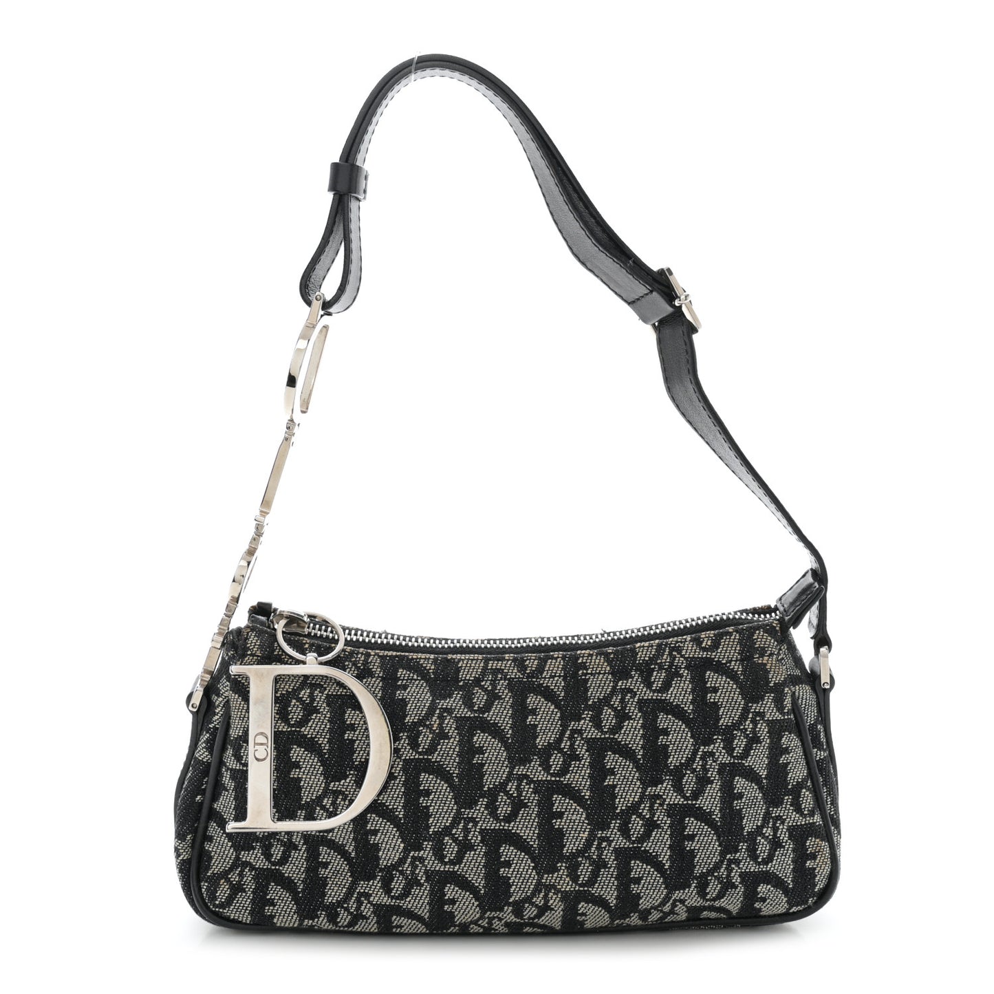 Monogram Shoulder Bag Pochette Black
