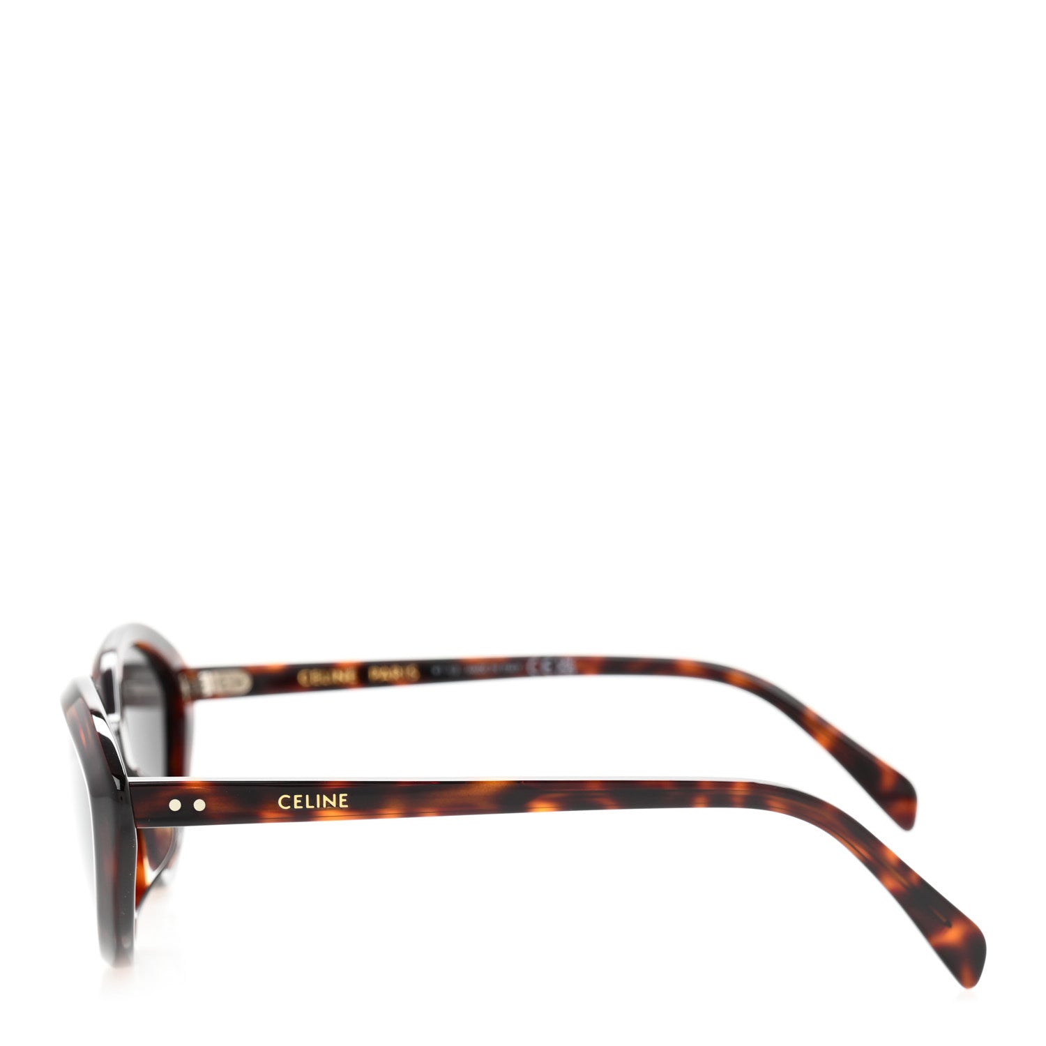 Celine Acetate Cat Eye Sunglasses CL40264U Tortoise 3 of 8