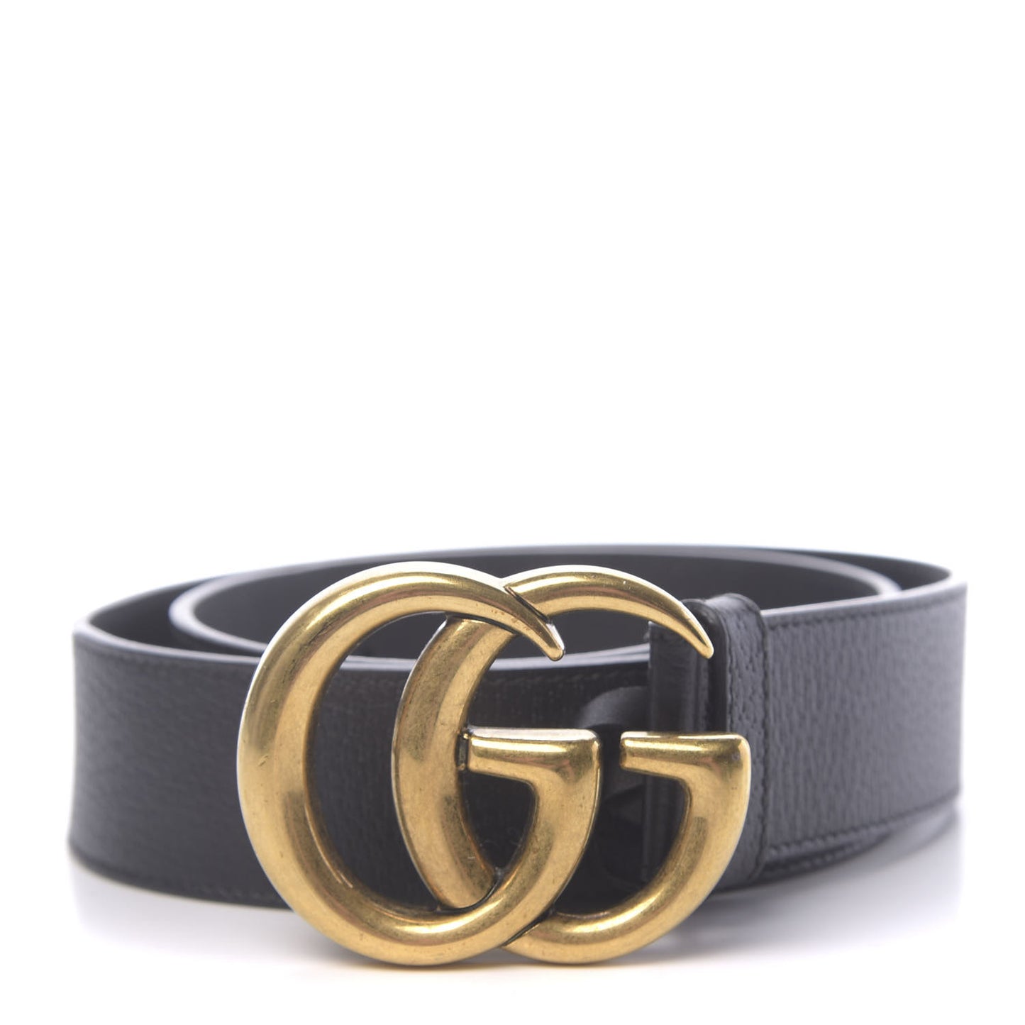 Textured Calfskin Double G 40mm Belt 75 30 Black