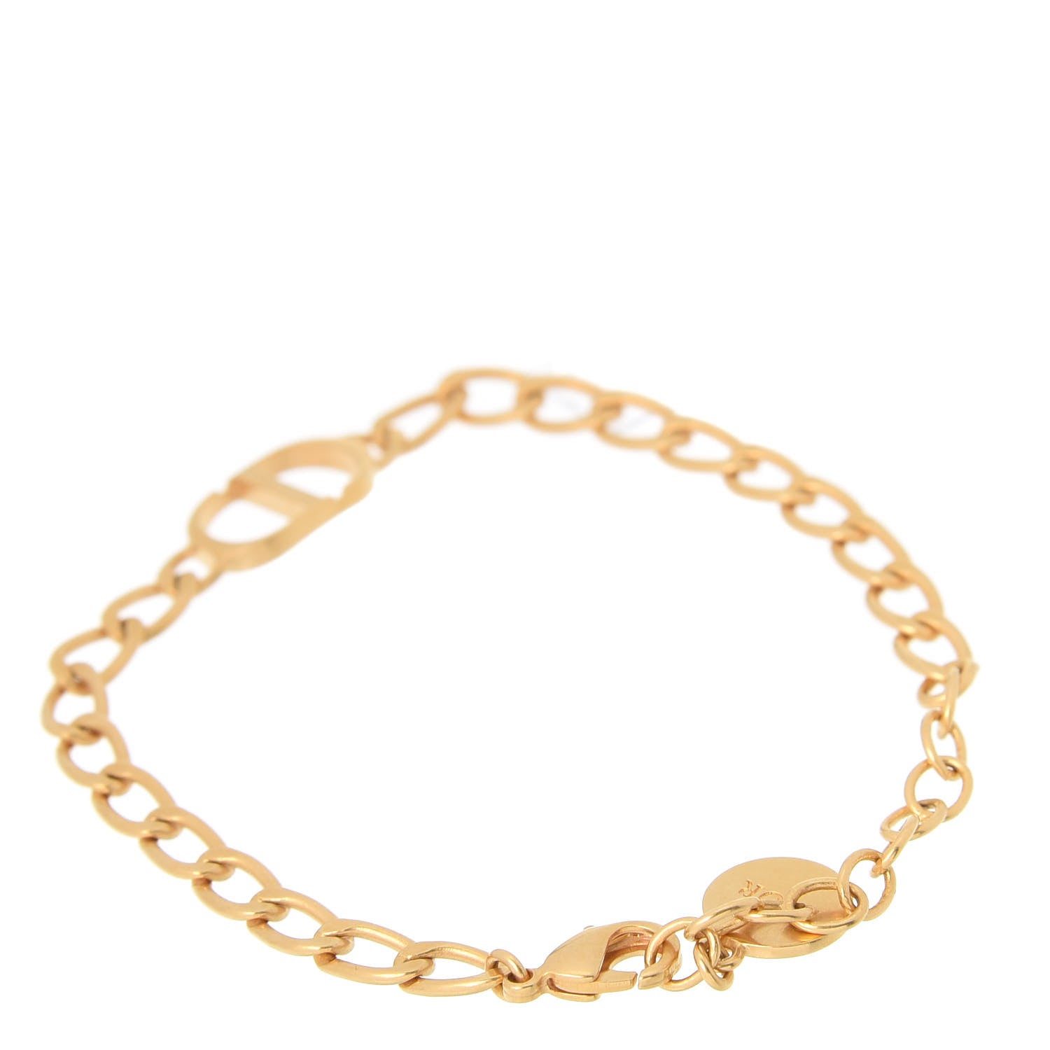 Christian Dior Metal Petit CD Chain Bracelet Gold 3 of 6