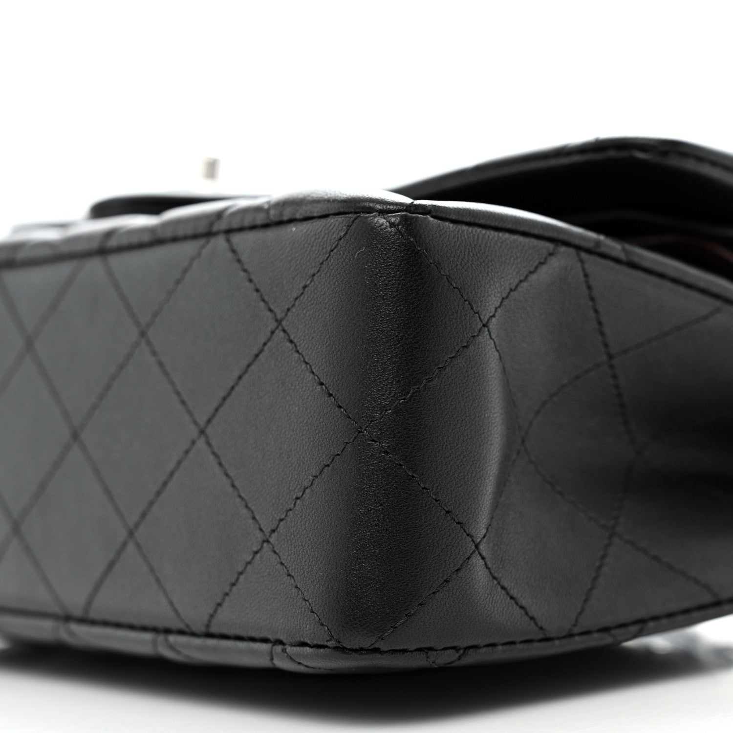 Chanel Lambskin Quilted Small Double Flap Black 10 of 11