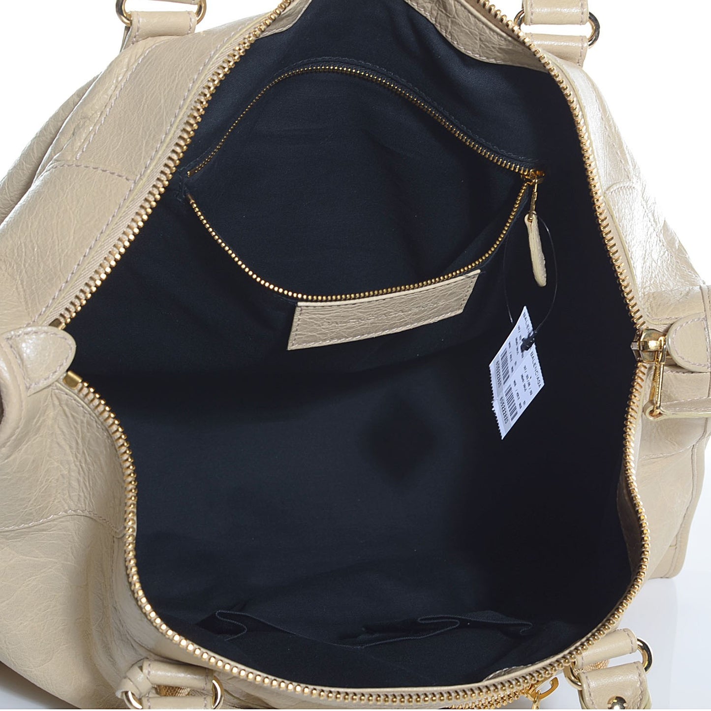 Agneau Giant 12 Gold Hardware Work Dune