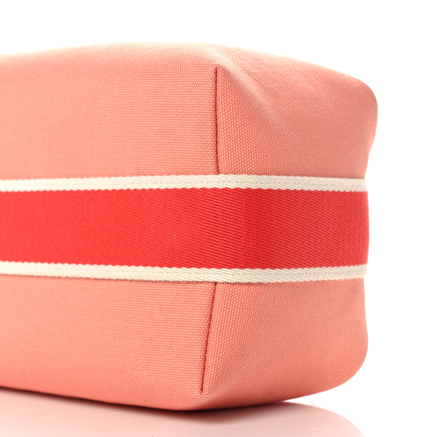 Hermes Canvas Small Bride-A-Brac Pouch Goyave 8 of 9