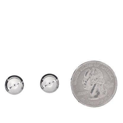 Tiffany Sterling Silver 10mm HardWear Ball Earrings 2 of 3