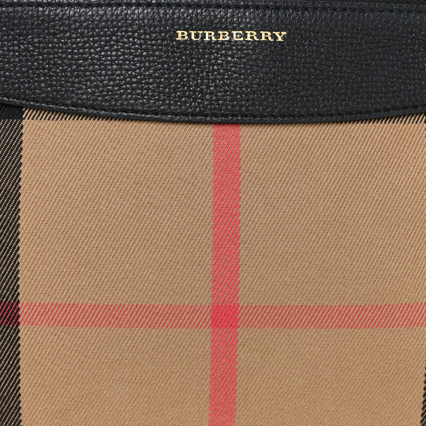 House Check Derby Peyton Crossbody Clutch Bag Black
