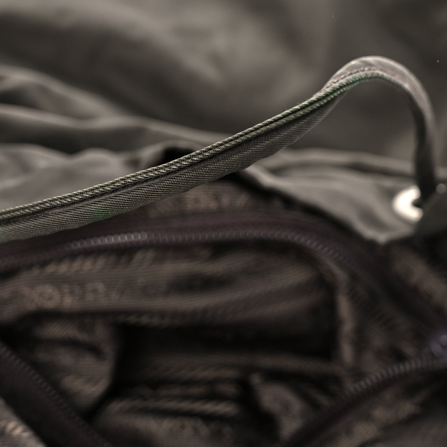 Prada Nylon Vela Medium Backpack Mimetico 9 of 11