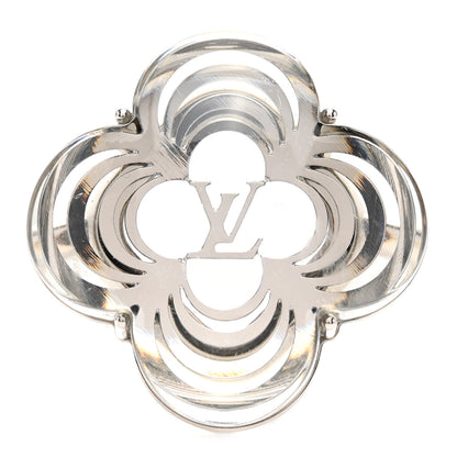Louis Vuitton Metal Monogram Flower Berg Arafori Ring Silver 1 of 3