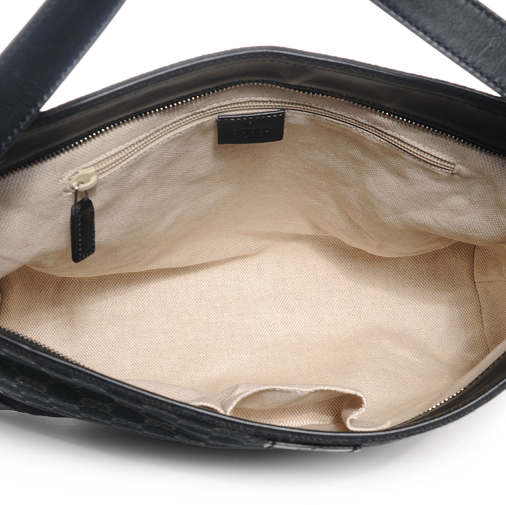 Gucci Monogram Canvas Messenger Bag Black 5 of 7