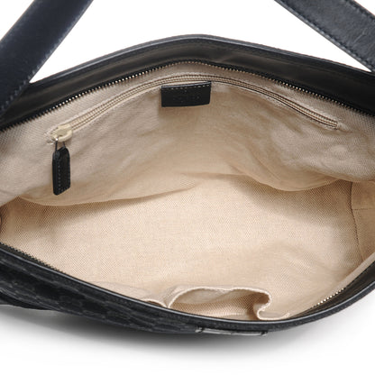 Gucci Monogram Canvas Messenger Bag Black 5 of 7