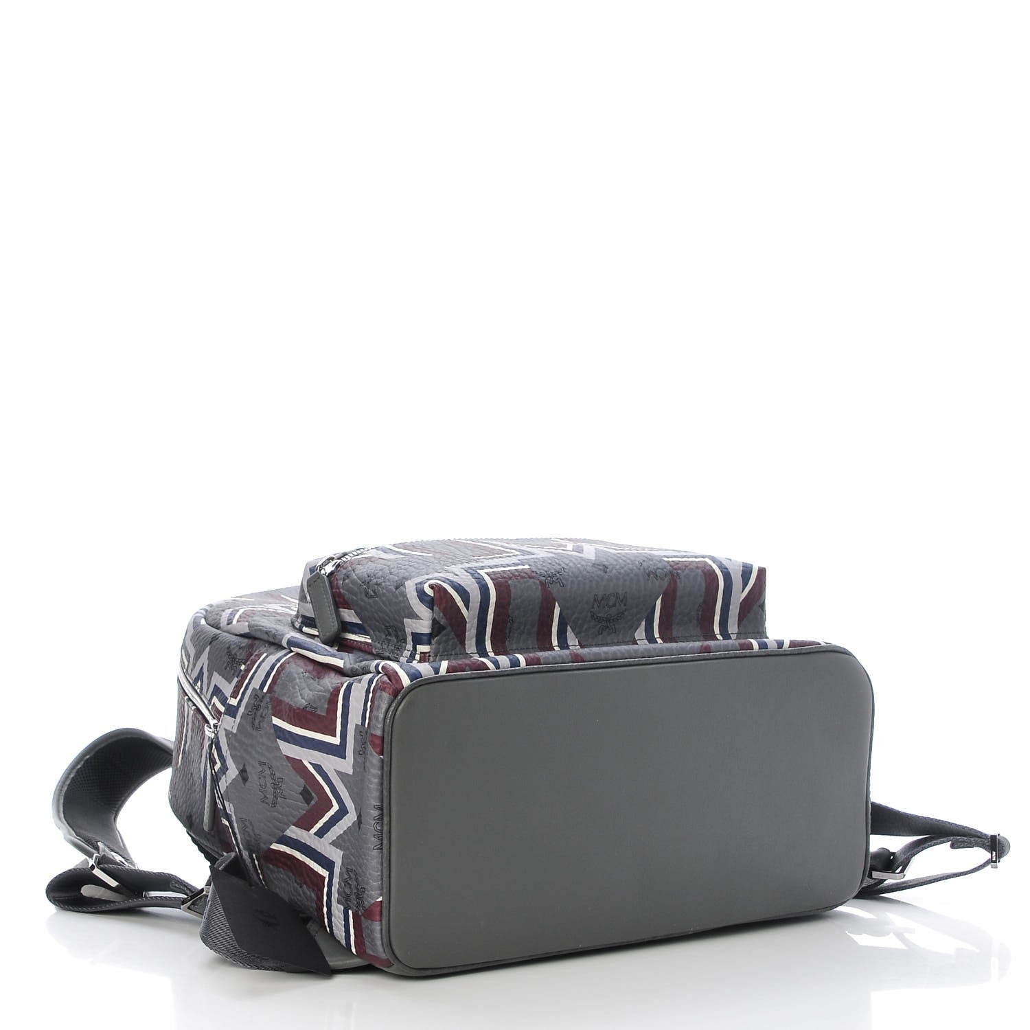 MCM Visetos Gunta Medium Stark Backpack Phantom Grey 4 of 9