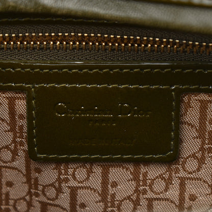 Christian Dior Patent Cannage Large Lady Dior Olive 5 of 9