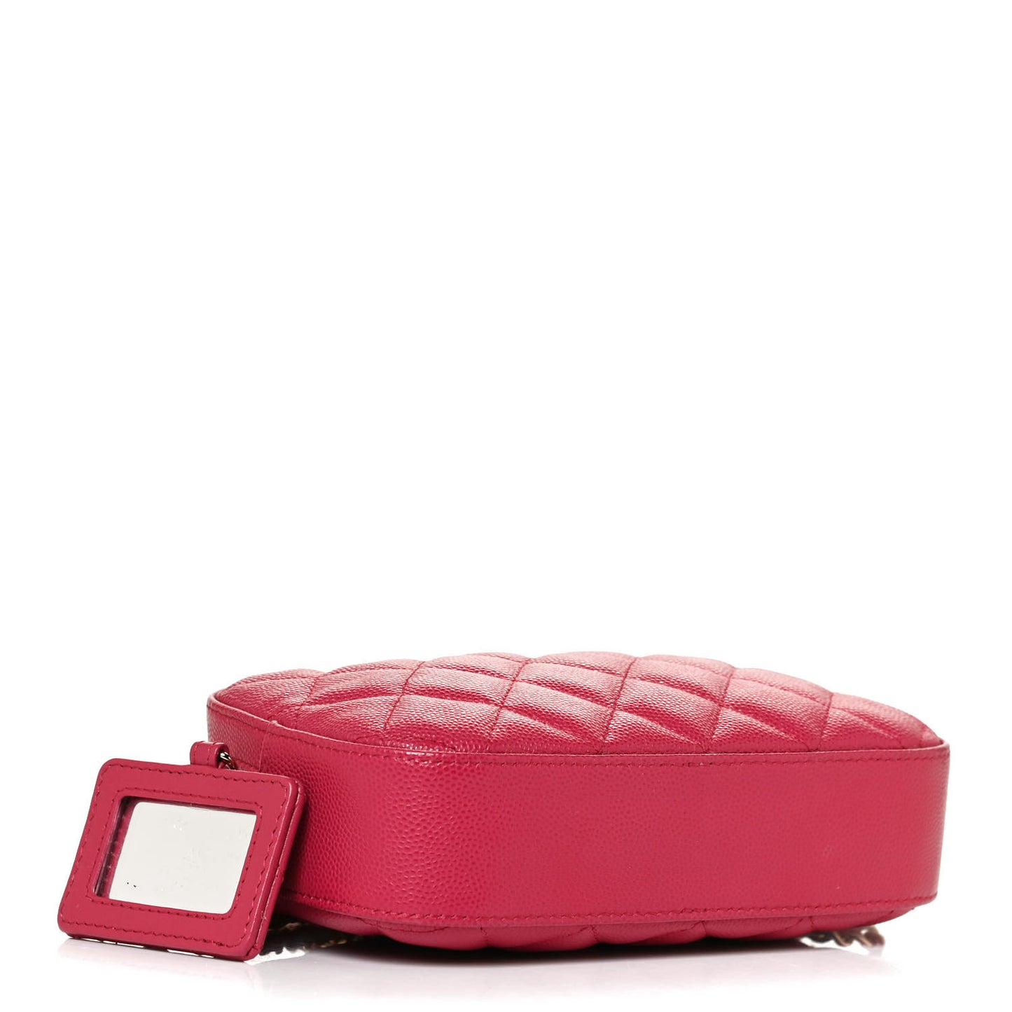 Caviar Quilted Camera Case Dark Pink