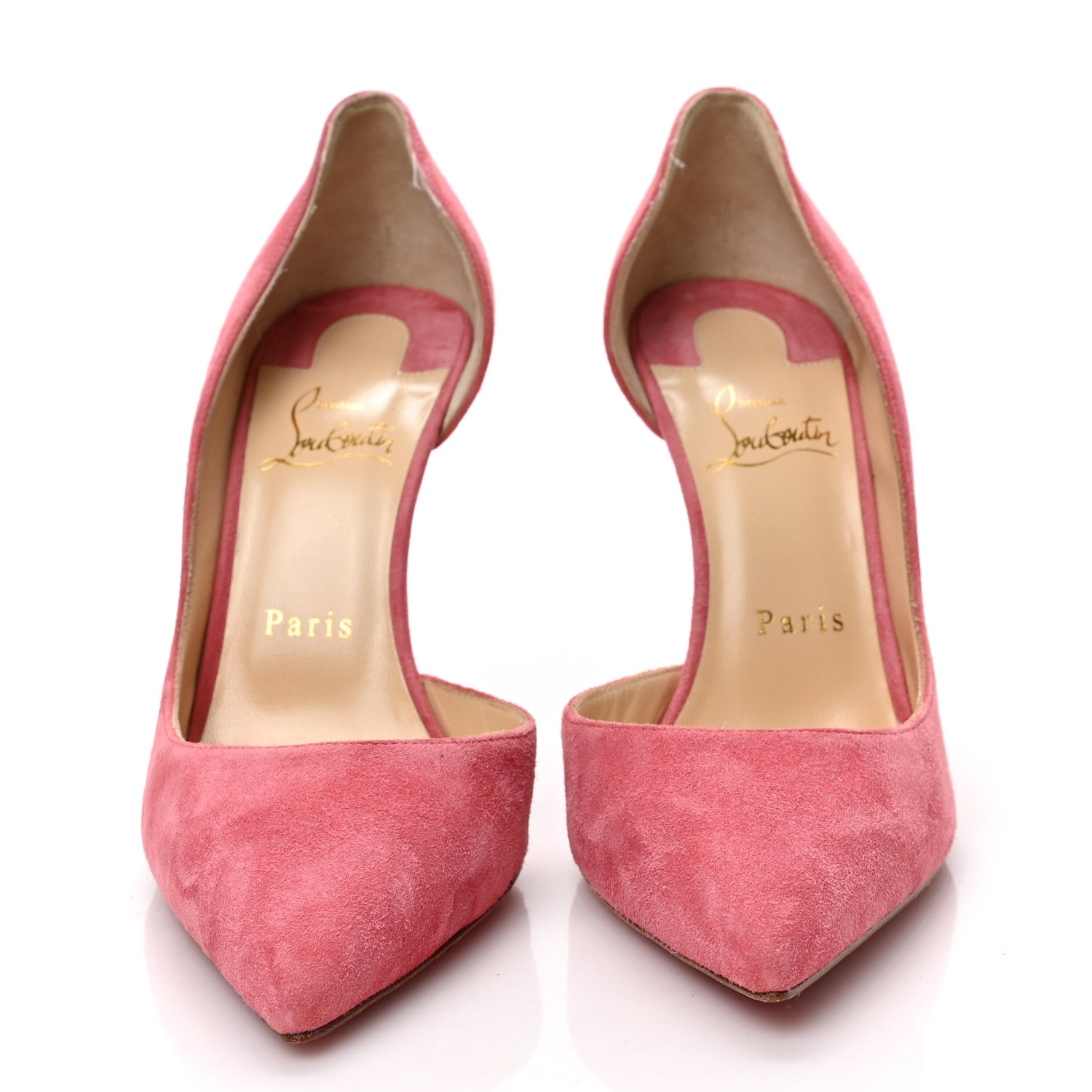Christian Louboutin Veau Velour Iriza 100 Pumps 38 Milady 2 of 8