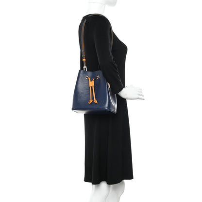 Louis Vuitton Epi Neonoe BB Indigo Safran 2 of 12