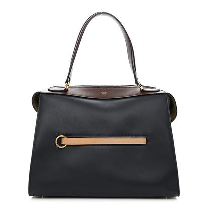 Celine Smooth Calfskin Small Tri-Color Ring Bag Navy 1 of 11