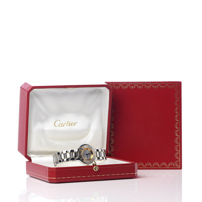 Cartier Stainless Steel 18K Yellow Gold 28mm Must De 21 Quartz Watch 6 of 6