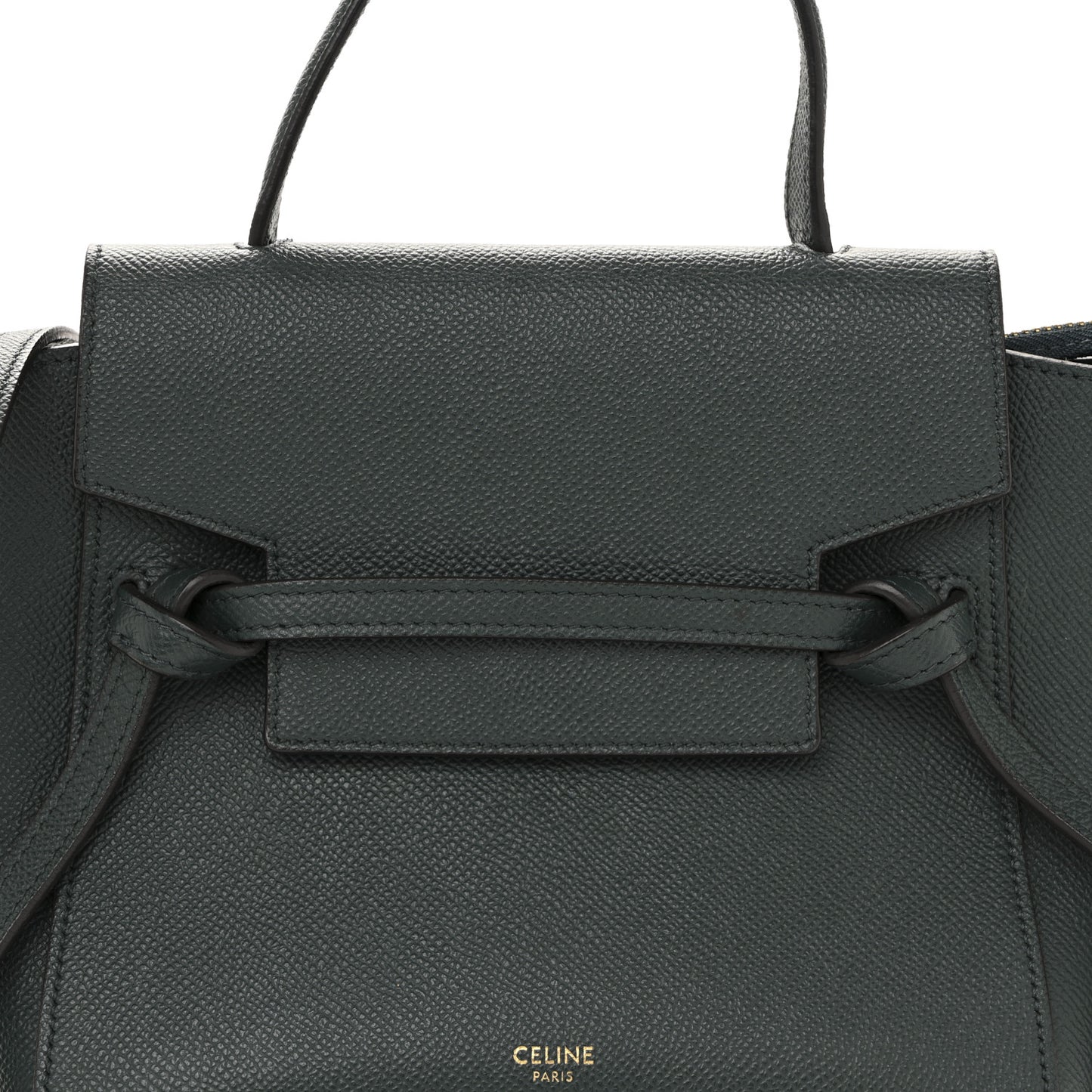 Grained Calfskin Nano Belt Bag Amazone