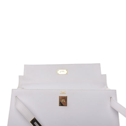 Hermes Epsom Kelly Sellier 40 White 26 of 48