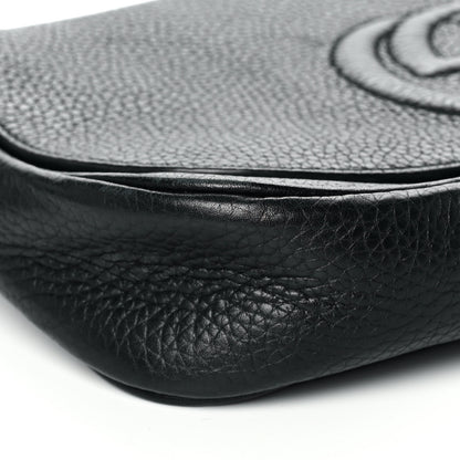 Gucci Pebbled Calfskin Medium Soho Flap Crossbody Black 10 of 13
