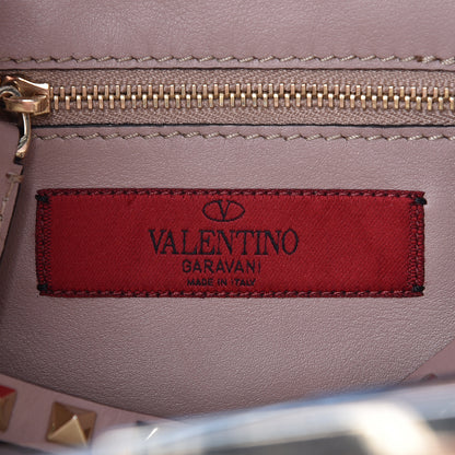 Valentino Garavani Vitello Mini Rockstud Tote Poudre 8 of 11