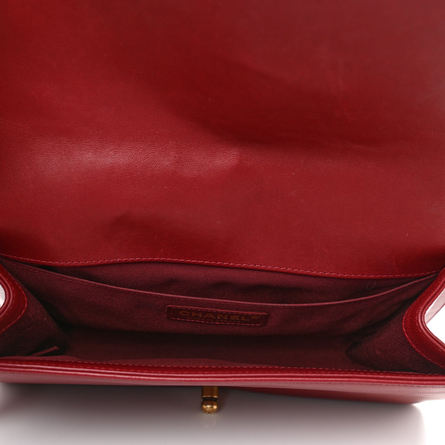 Chanel Calfskin Quilted Medium Boy Flap Red 5 of 16