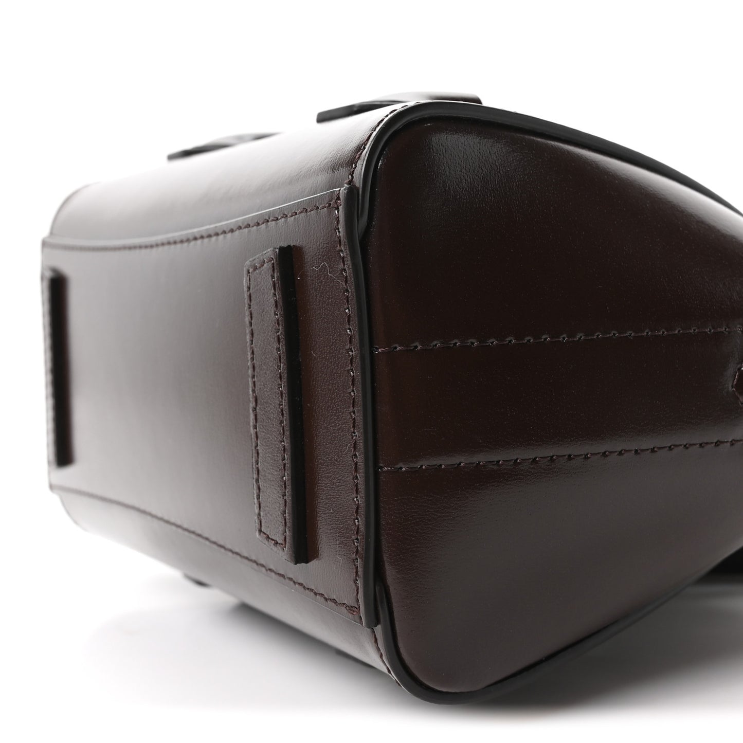 Box Calfskin Mini Lock Antigona Oxblood Red