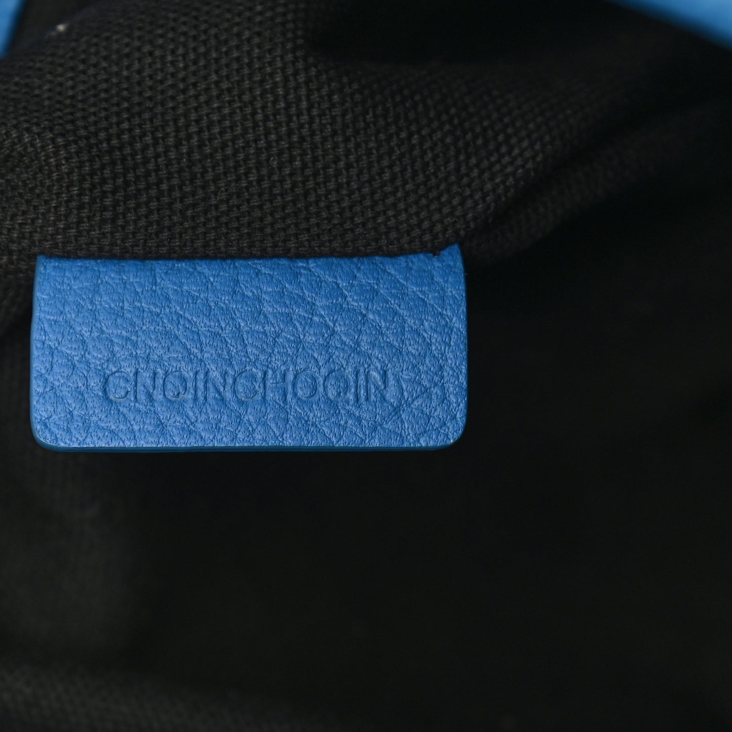 Prorsum Calfskin Drawstring Baby Duffle Blue Azure