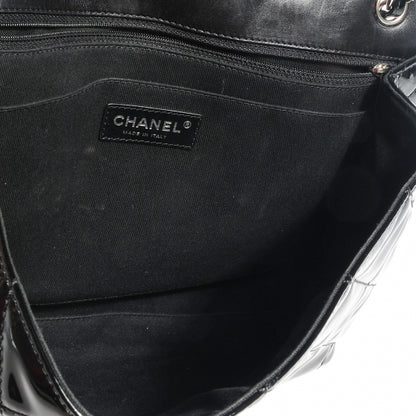 Chanel Vinyl Quilted In the Business Flap Bag Black 6 of 8