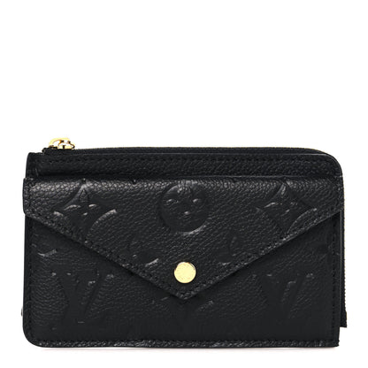 Louis Vuitton Empreinte Recto Verso Card Holder Black 1 of 7