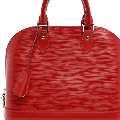 Louis Vuitton Epi Alma PM Castillan Red 7 of 9