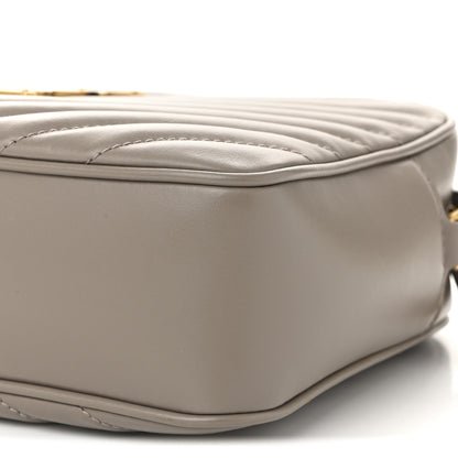 Saint Laurent Calfskin Matelasse Monogram Lou Camera Bag Dusty Grey 10 of 10