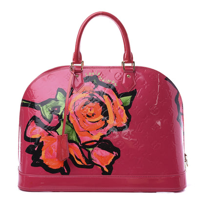Louis Vuitton Vernis Roses Alma MM Rose Pop 1 of 10