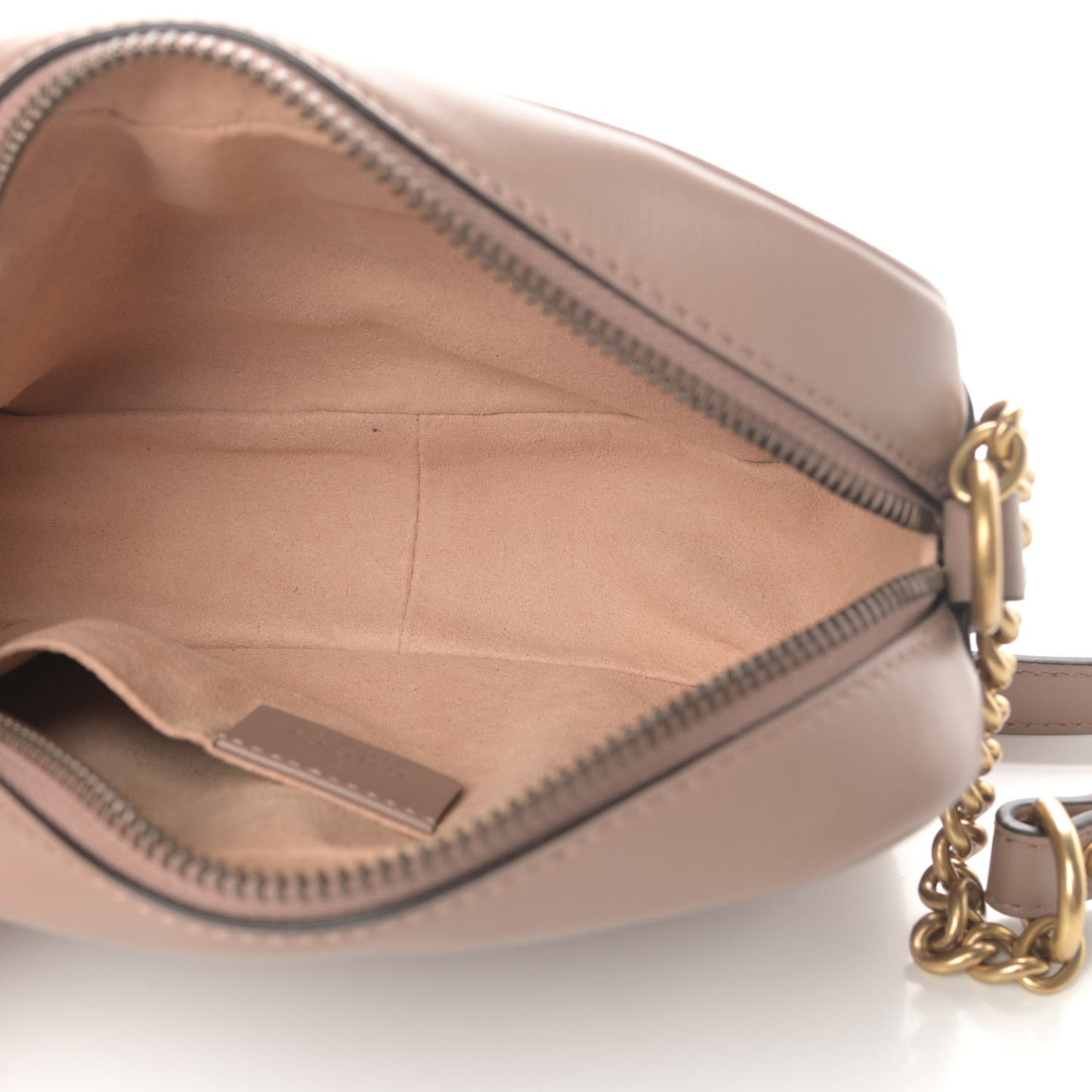 Calfskin Matelasse Mini GG Marmont Chain Shoulder Bag Porcelain Rose