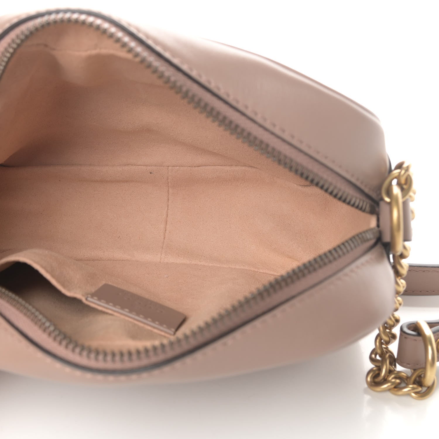 Gucci Calfskin Matelasse Mini GG Marmont Chain Shoulder Bag Porcelain Rose 5 of 11