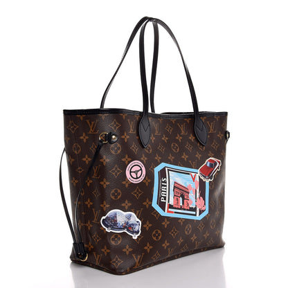 Louis Vuitton Monogram World Tour Neverfull MM 3 of 9