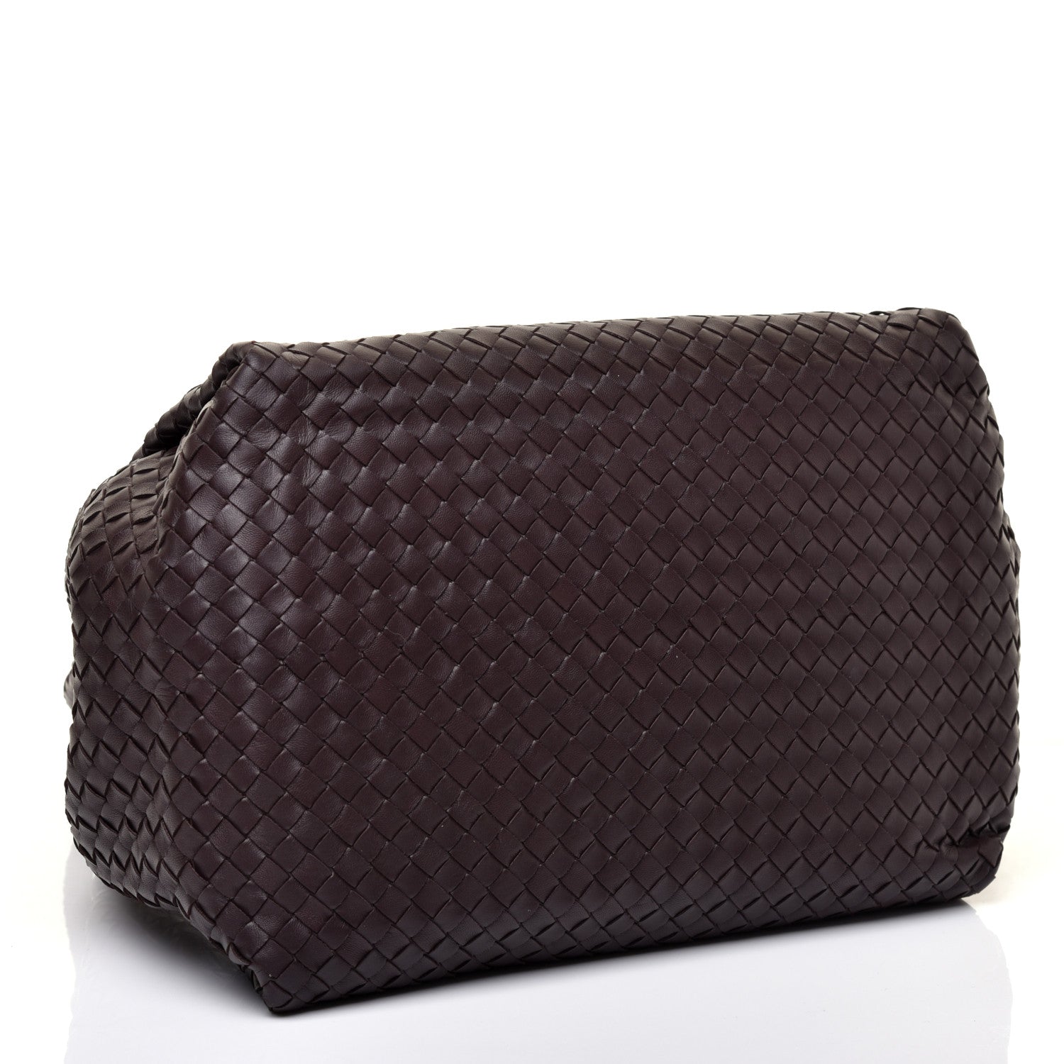 Bottega Veneta Nappa Intrecciato Parachute Bag Ebano 4 of 10
